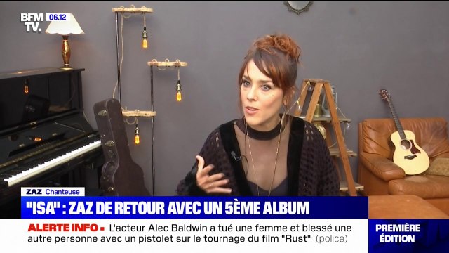 Zaz de retour avec l'album Isa : Je voulais que Zaz meurt pendant le confinement