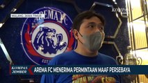 Bus Pemain Arema FC Dirusak Suporter Bonek