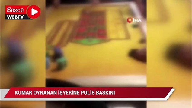 Kumar oynanan işyerine polis baskını