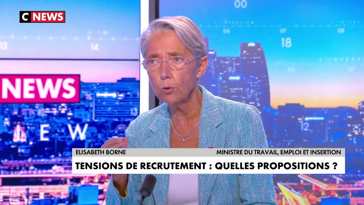 Élisabeth Borne évoque «une aide de 8.000 € pour une entreprise qui embauche un demandeur d’emploi de longue durée en contrat de professionnalisation»
