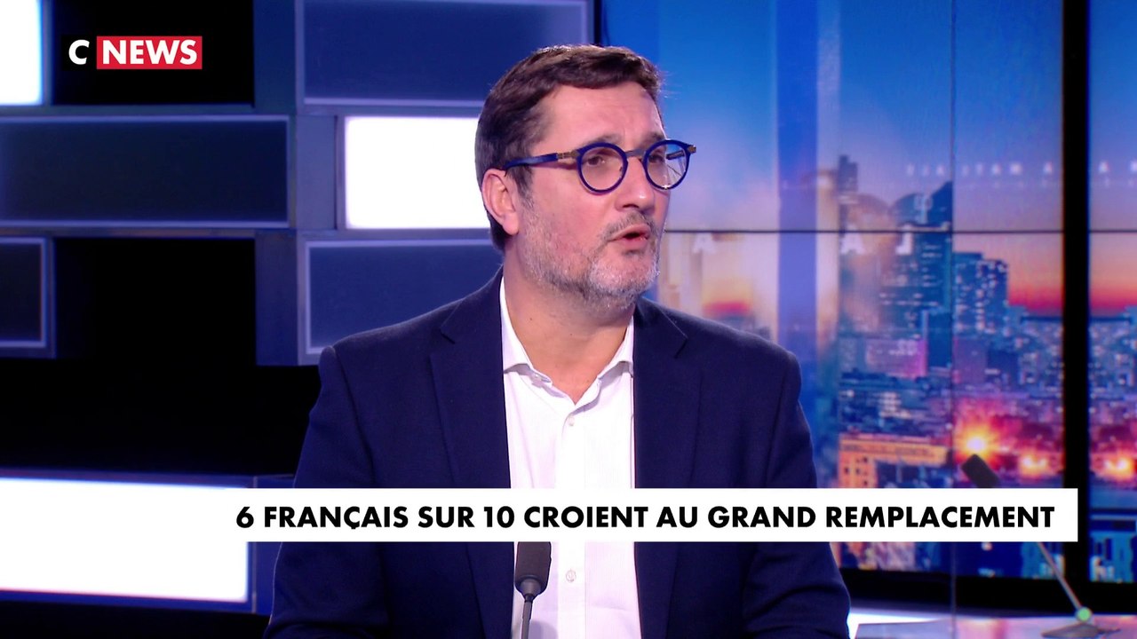 Olivier Dartigolles, chroniqueur CNEWS : «le «grand remplacement» n'est pas cohérent démographiquement...en plus d'être complotiste»