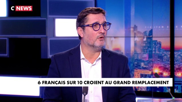 Olivier Dartigolles, chroniqueur CNEWS : «le «grand remplacement» n'est pas cohérent démographiquement...en plus d'être complotiste»