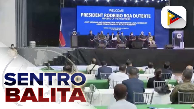 Pangulong Duterte, idineklarang nananalo ang gobyerno vs. insurgency; Whole-of-nation approach vs. insurgency, malaki umano ang naitulong