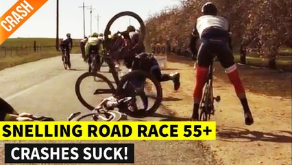 'Snelling Road Race Crash Leaves Multiple Riders Injured '