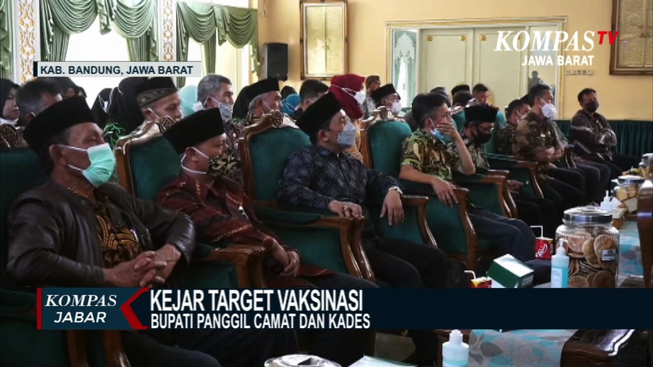 Vaksinasi Rendah, Bupati Bandung Panggil Camat Dan Kades