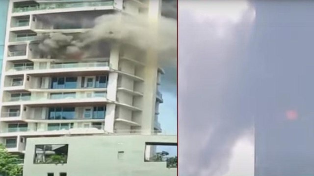 Mumbai: Fire breaks out on 19th floor of 60-storey building