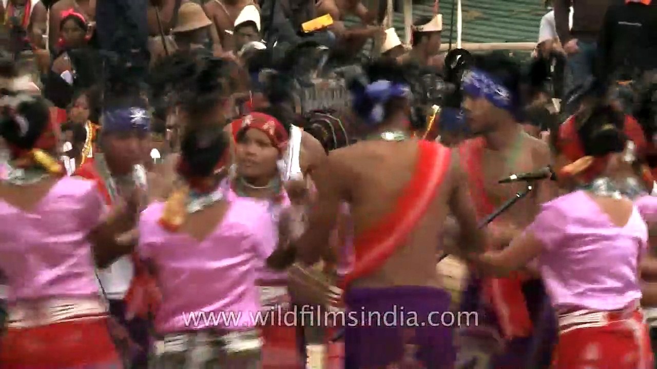Garo folk song performance