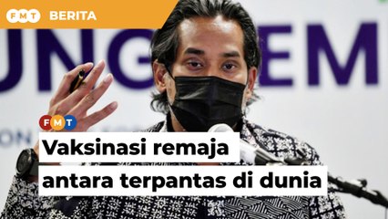 Kadar vaksinasi remaja negara antara terpantas di dunia, kata KJ