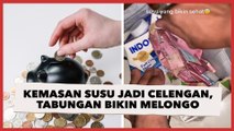 Bekas Kemasan Susu Jadi Celengan, Pas Dibongkar Hasil Tabungannya Bikin Melongo