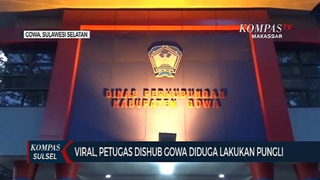 Viral, Petugas Dishub Gowa Diduga Lakukan Pungli