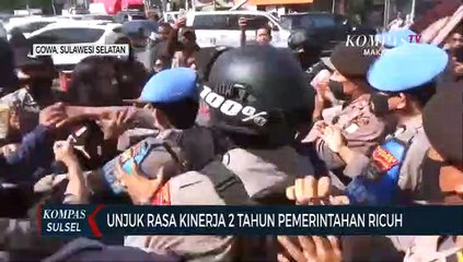 Unjuk Rasa Kinerja Dua Tahun Pemerintah Ricuh
