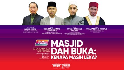 [LIVE] Masjid Dah Buka: Kenapa Masih Leka