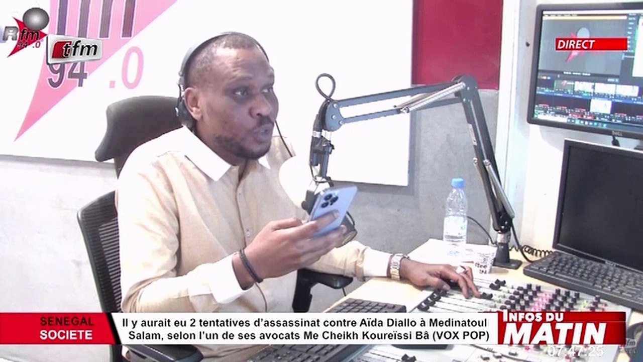 Abdoul Aziz Mbodj, Yewwi askan wi invité dans RFM matin du 22 Octobre 2021