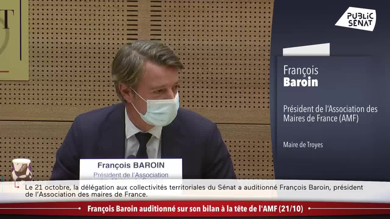 Dernière audition de François Baroin au Sénat avant de quitter la présidence de  - Les matins du Sénat (22/10/2021)