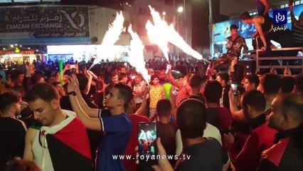 احتفالات عارمة.. جماهير الرمثا تعانق الأمل بالظفر بلقب دوري المحترفين