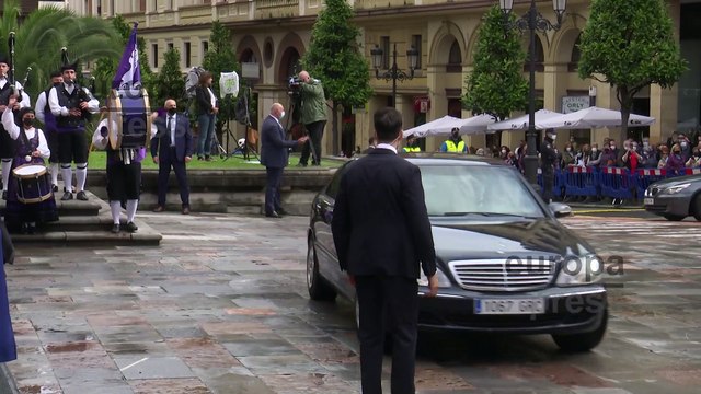 La reina Sofía llega a Oviedo para asistir a los Premios Princesa de Asturias