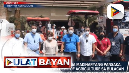 GOVERNMENT AT WORK: P85.6-M halaga ng mga makinaryang pansaka, ipinamahagi ng DA sa Bulacan
