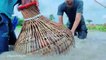 Amazing Fish Trapping System  Best Polo Fishing With Bamboo Tools Teta Trap   Catching Fish Video