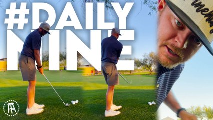 Working On Uphill Lies, Something I'm Not Typically Great At