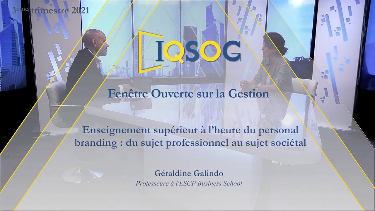 Le personal branding : du sujet professionnel au sujet sociétal [Géraldine Galindo]
