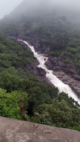 Beautiful waterfall scene