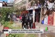 Breña: comerciantes informales ingresaron a base de seguridad ciudadana y atacaron a serenos