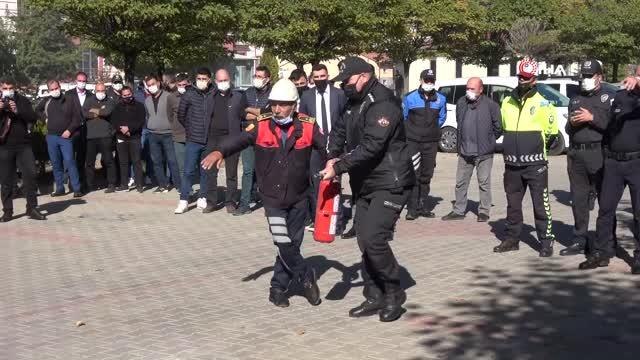 Son dakika haberleri! Yozgat Emniyet Müdürlüğünde deprem ve yangın tatbikatı yapıldı