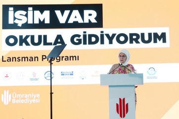 Emine Erdoğan "İşim Var. Okula Gidiyorum" projesinin tanıtımına katıldı (1)