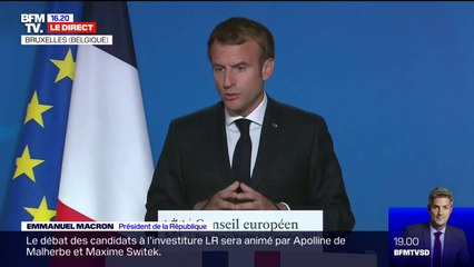 Pour Emmanuel Macron, l'indemnité inflation est "plus juste et mieux ciblée" que la baisse des taxes