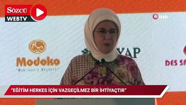 Emine Erdoğan: Eğitim, herkes için tıpkı nefes gibi hayati ve vazgeçilmez bir ihtiyaçtır
