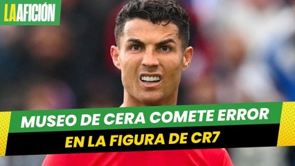 Famoso museo de cera comete un error en la figura exhibida de Cristiano Ronaldo