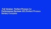 Full Version  Perfect Phrases for Performance Reviews 2/E (Perfect Phrases Series) Complete
