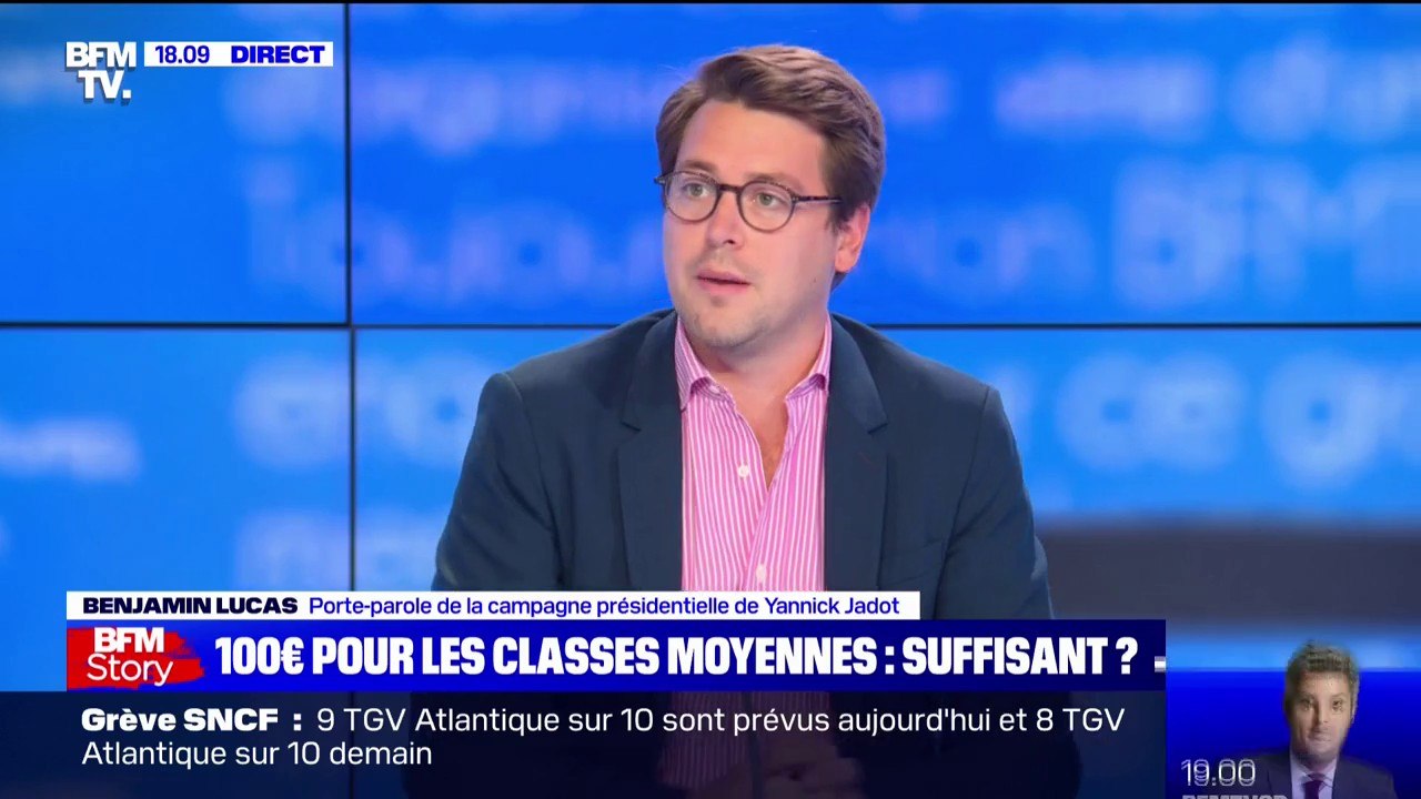Indemnité inflation: pour Benjamin Lucas, porte-parole de la campagne de Yannick Jadot, "le gouvernement n'anticipe pas une véritable politique de transition énergétique"