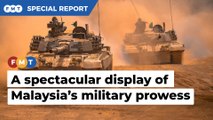 Malaysian Armed Forces bring out the big guns
