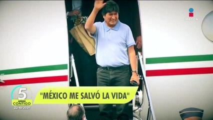 "México me salvó la vida": Evo Morales
