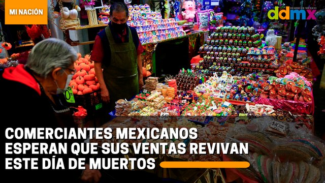 Comerciantes mexicanos esperan que sus ventas revivan este Día de Muertos