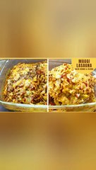 10 minutes Maggi Lasagna Recipe in Microwave_ Maggi recipe _ Maggi noodles _ Shorts _ Silvi Cooks