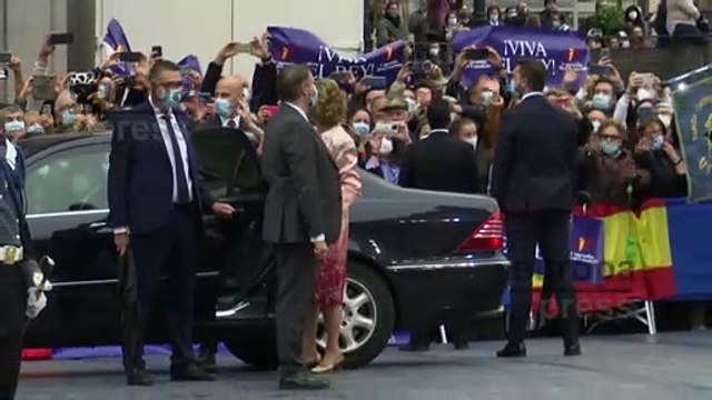 Los Reyes, las Infantas y la Reina Sofía, llegan entrega de los Premios Princesa de Asturias