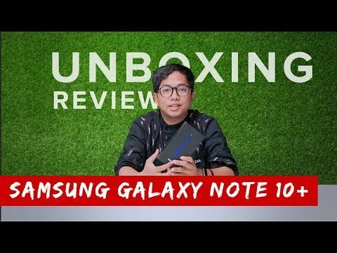 UNBOXING, REVIEW, ANTUTU BENCHMARK SAMSUNG GALAXY NOTE 10 PLUS