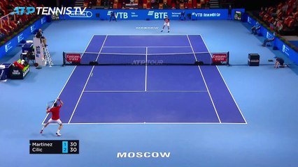 Moscou - Čilić passe facilement en demies