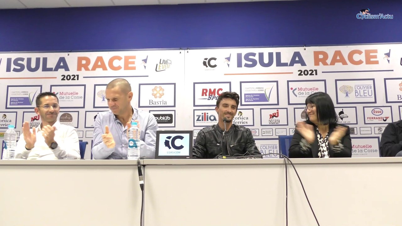 Cyclo - Isula Race 2021 - Julian Alaphilippe : "Merci... et c'est un immense plaisir ici et si je peux aider à promouvoir le cyclisme en Corse... "