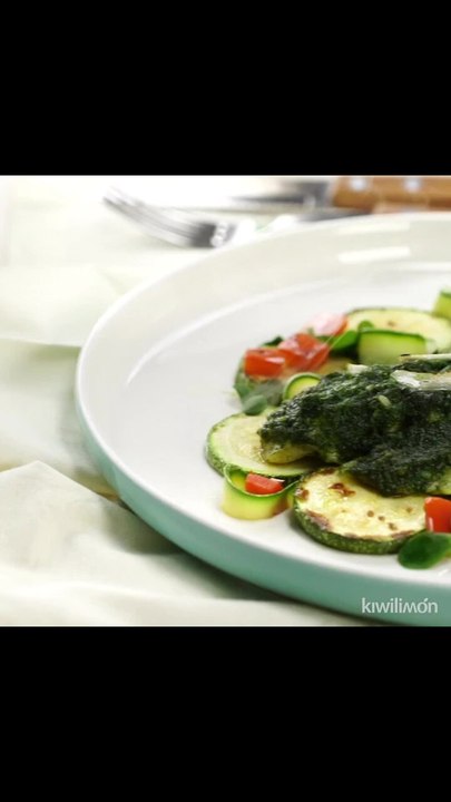 Green Fish with Garlic Mojo