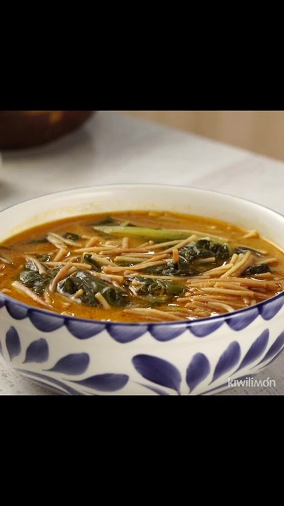 Noodle Soup with Chard