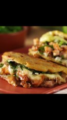 Gorditas with Carnitas Gratin