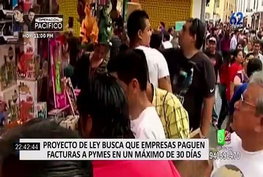 Proyecto de ley busca que empresas paguen facturas a las Pymes en menos de un mes