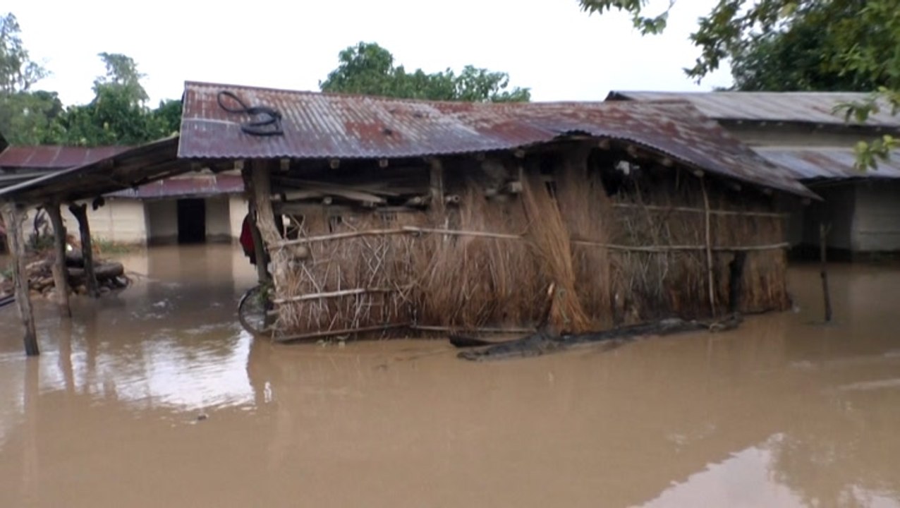 Flash flooding submerges homes and airport in Nepal