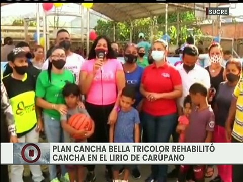 Sucre | Gran Misión Barrio Nuevo Barrio Tricolor rehabilitó cancha deportiva en el Lirio de Carúpano