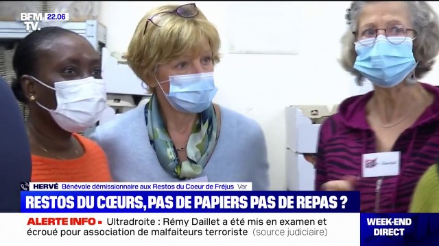 Les Restos du cœur demandent une pièce d'identité ou une carte de séjour pour s'inscrire, sauf que les sans-papiers ne peuvent pas les fournir , selon ce bénévole démissionnaire