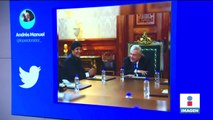 López Obrador y Evo Morales se reúnen