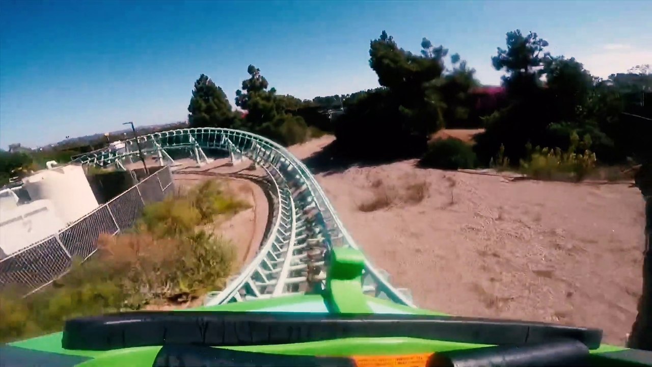 Journey To Atlantis (SeaWorld Theme Park, San Diego) - 4K Log Flume / Dark Ride POV Video - Front Row